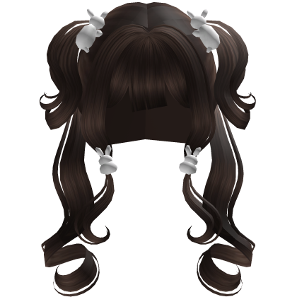 Cute Adorable Bunny Pigtails in Brown