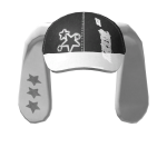 🍀Y2K Black Star Bunny Cap