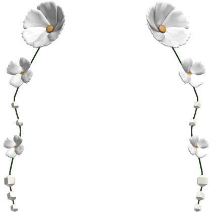 Red Flowers Hair Headpice Roblox item