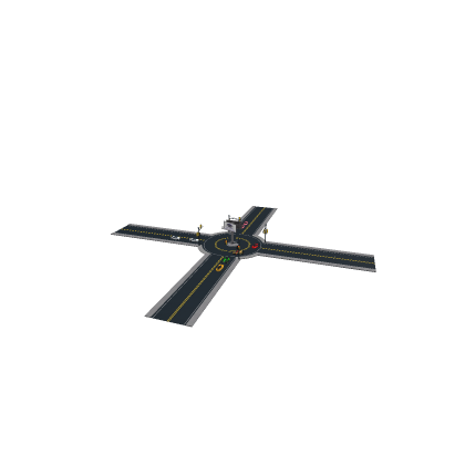 Road with cars