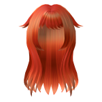 Orange Foxy Anime Hair
