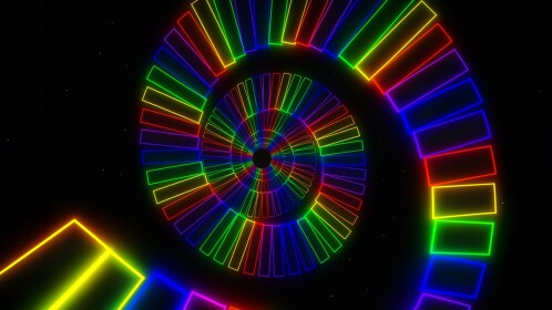 Easy Neon Obby
