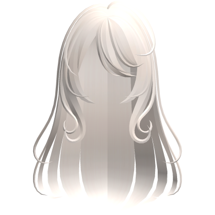cute long wispy soft anime hair beige Roblox item