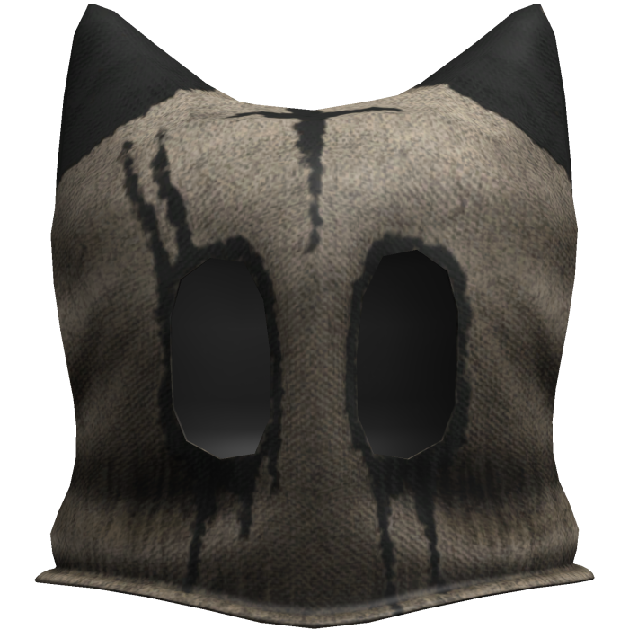 horror grunge cross mask