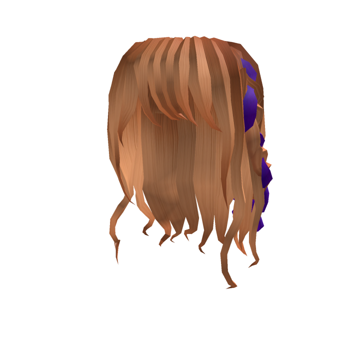 Cute Long Bangs w/ Braided Bow (Ginger)