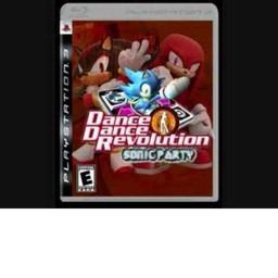 Sonic plays dance dance revolution in the arcade