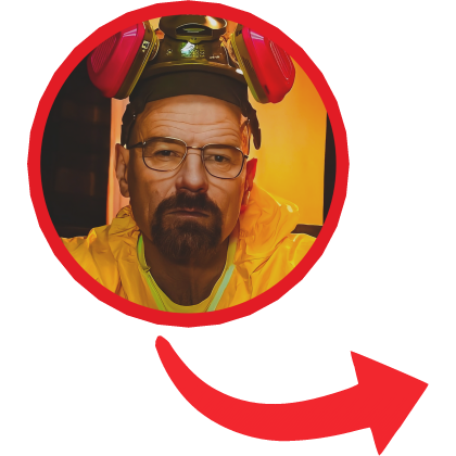 Walter White Red Circle