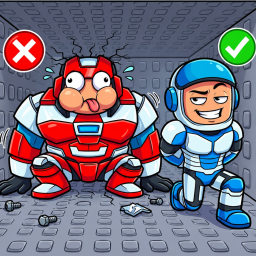 Human And Robot [2 Player Obby] icon