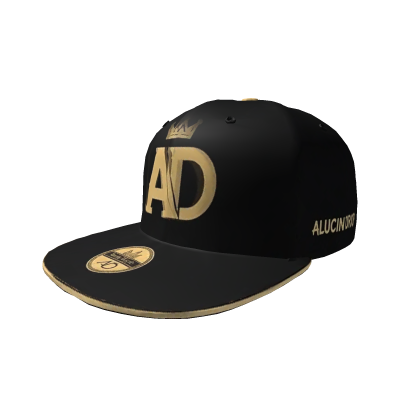 Black Gold AD Street Cap Roblox item