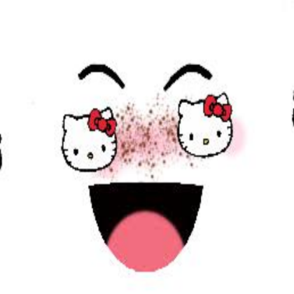Hello kitty face Roblox decal