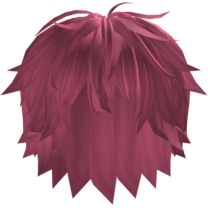 Pink Spiky Messy Fringe Hair Roblox item