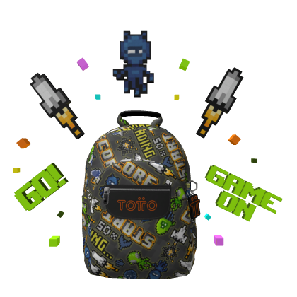 TOTTO Pixel Gamer Backpack thumbnail