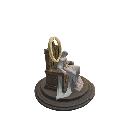 fantasy throne figure 3d model