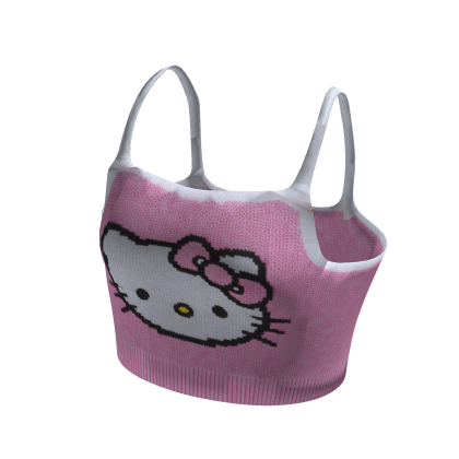 hello kitty pink tank top thumbnail