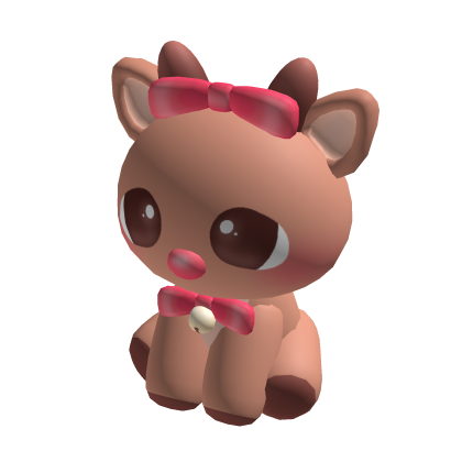 christmas cute red nose reindeer plushie