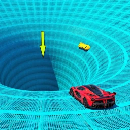 Jump Into Giant Vortex Hole Race icon