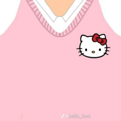 Hello kitty shirt Roblox decal