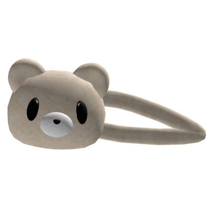 ♥ cute eyed bear hair clip blonde Roblox item