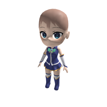 aqua de konosuba anime chibi