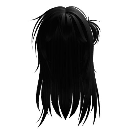 Y2k Messy Emo Girl Hair With Pigtail  Roblox item