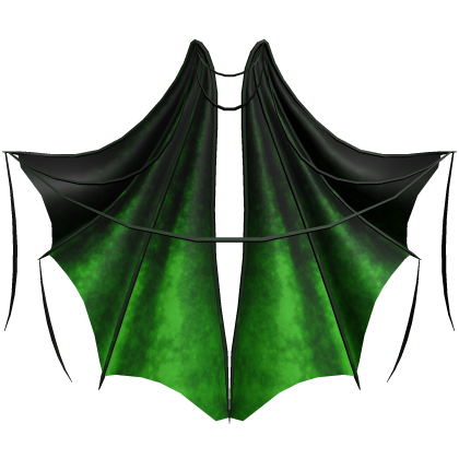 Demonic Halloween Bat Wings - Green Roblox item