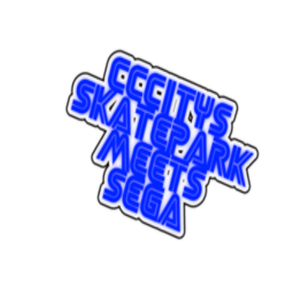 Graffiti [ Cccitys skatepark meets sega ] Roblox decal
