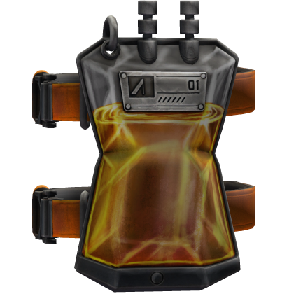 Orange Y2K Arm Pouch