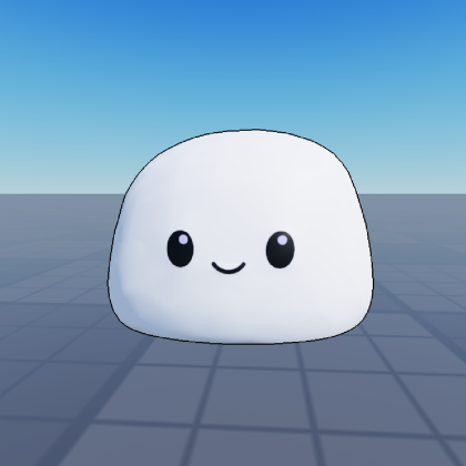Working White Slime Blob [Squishy]