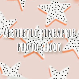 Aesthetic pineapple photo shoot