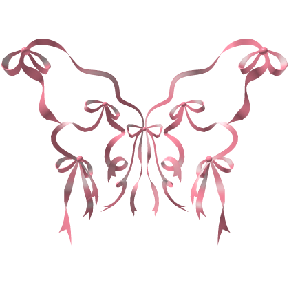 ʚ°pink cutesy angel bow wings°ɞ Roblox item