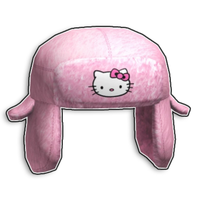 Pink Hello Kitty Ushanka Roblox decal