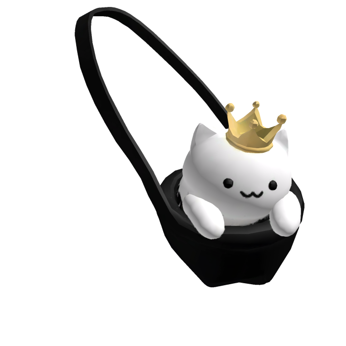 Cat in the purse with a crown