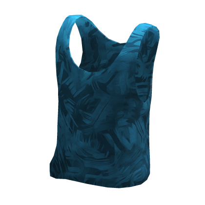 Summer Brush Pattern Tank Top | Light Blue thumbnail