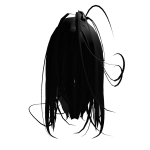 Messy Black Horror Long Sadako Hair