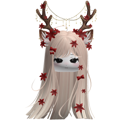 Ethereal Christmas Fairy Fawn Hair w/ Antlers