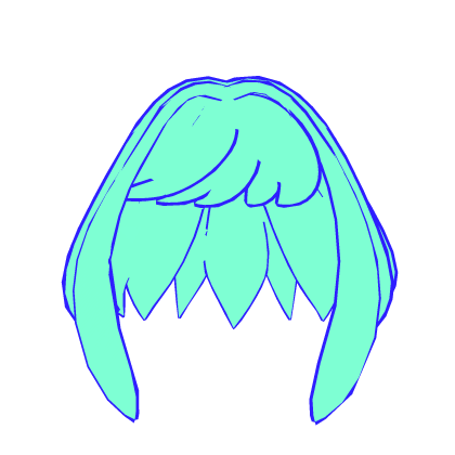 Willow Hair - Lesbian Space Princess Roblox item