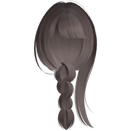 raiden shogun long anime braid brown fade Roblox item
