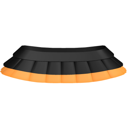 ‿ ♡ cute black and orange halloween mini skirt Roblox item