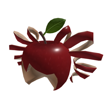 Red Apple Hair 🍎 with Ponytail Roblox item
