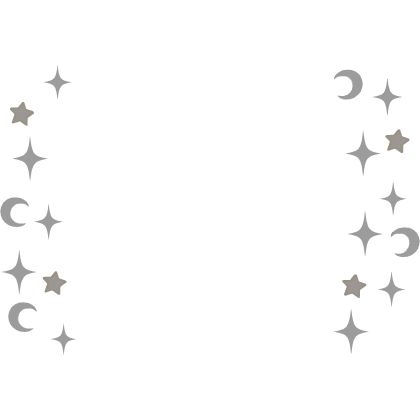 Galaxy Face Sparkles Aura Stars Moon Lunar 