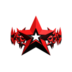 Red Astral Star Crown