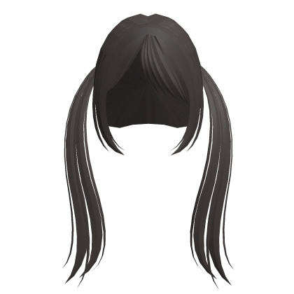 ♡꒰cute lush anime twintails in light brown꒱ Roblox item