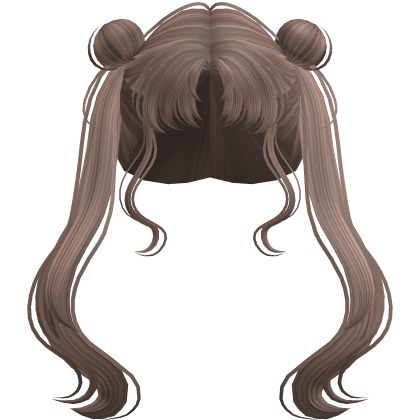 Long Anime Kawaii Bun Twintails (Milktea) Roblox item