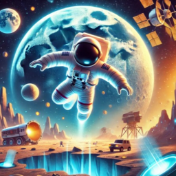 Escape The Moon Obby💫🛰 ( LOW GRAVITY 🚀)