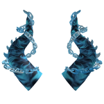 Frozen Blue Flame Horns