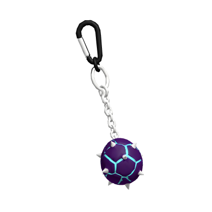 Purple Crystal Keychain