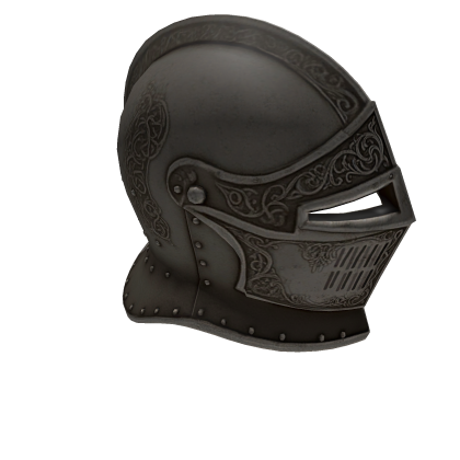 Engraved Medieval Knight Helmet