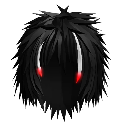 (＾་།＾) Glowing Vampire Fangz Spiky Emo Hair 77. Roblox item render