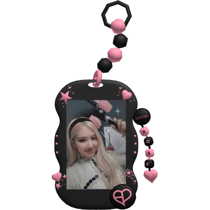 BLACKPINK Rose Photocard Kpop Keychain