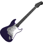 Dark Indigo Electric Guitar